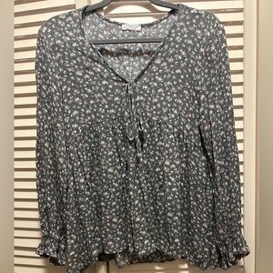 Elegant Floral Women's Blouse